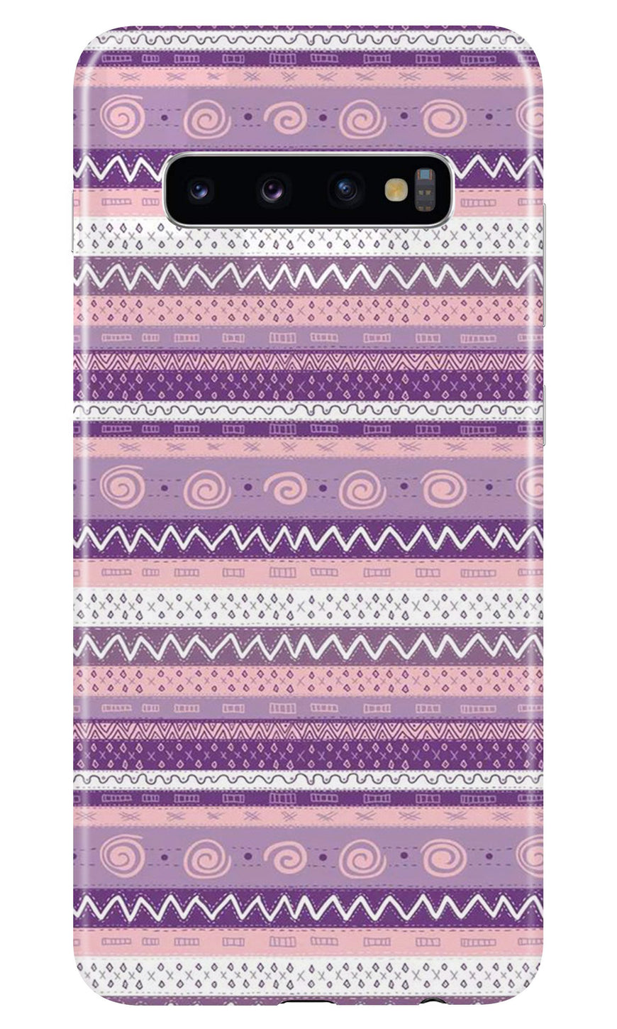 Zigzag line pattern3 Case for Samsung Galaxy S10 Plus