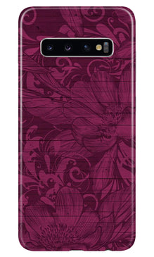 Purple Backround Mobile Back Case for Samsung Galaxy S10 (Design - 22)