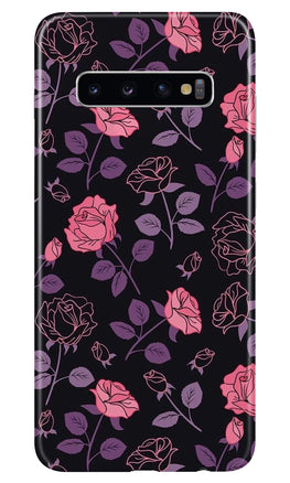 Rose Black Background Case for Samsung Galaxy S10