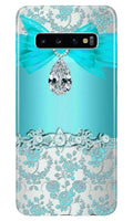 Shinny Blue Background Case for Samsung Galaxy S10