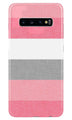 Pink white pattern Case for Samsung Galaxy S10 Plus