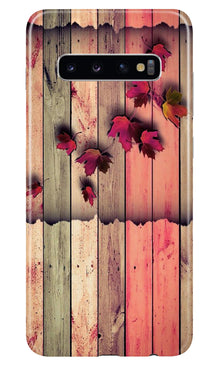 Wooden look2 Mobile Back Case for Samsung Galaxy S10 (Design - 56)