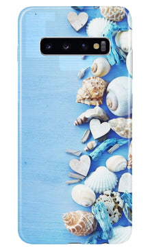 Sea Shells2 Mobile Back Case for Samsung Galaxy S10 (Design - 64)