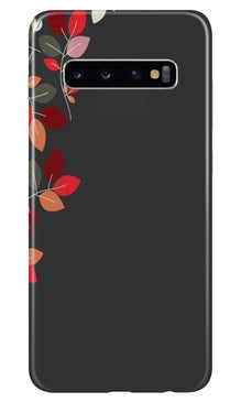 Grey Background Mobile Back Case for Samsung Galaxy S10 (Design - 71)