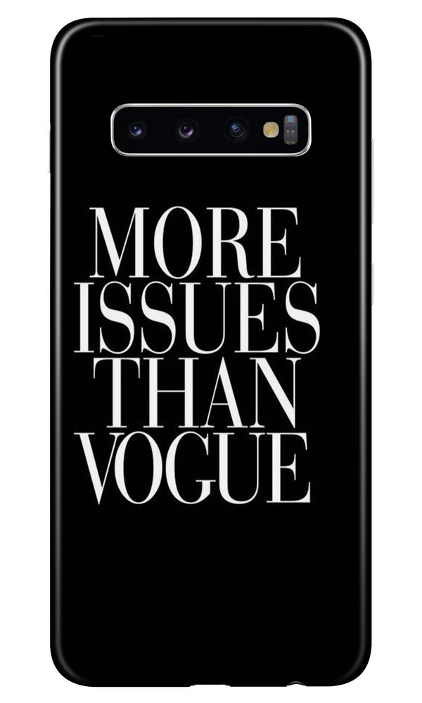 More Issues than Vague Case for Samsung Galaxy S10 Plus