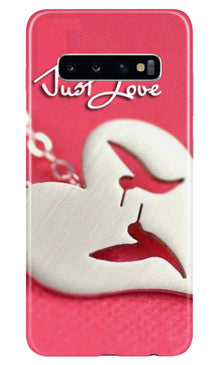 Just love Mobile Back Case for Samsung Galaxy S10 Plus (Design - 88)