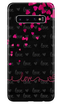 Love in Air Mobile Back Case for Samsung Galaxy S10 Plus (Design - 89)