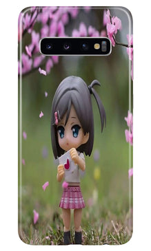 Cute Girl Mobile Back Case for Samsung Galaxy S10 (Design - 92)