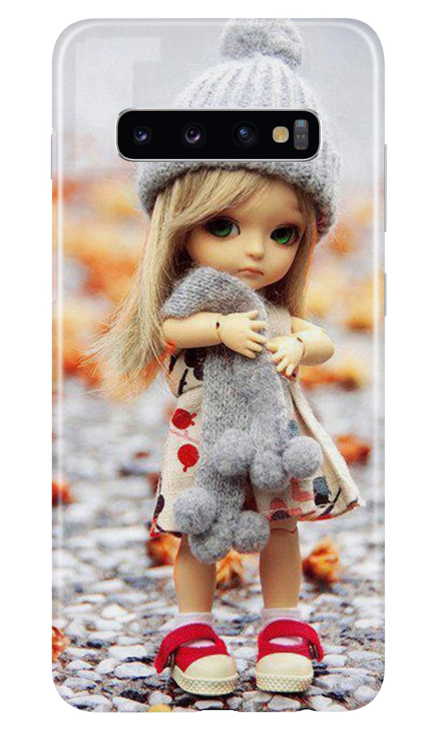 Girl S 10 Plus Cover Cute Doll Mobile Back Case For Samsung Galaxy