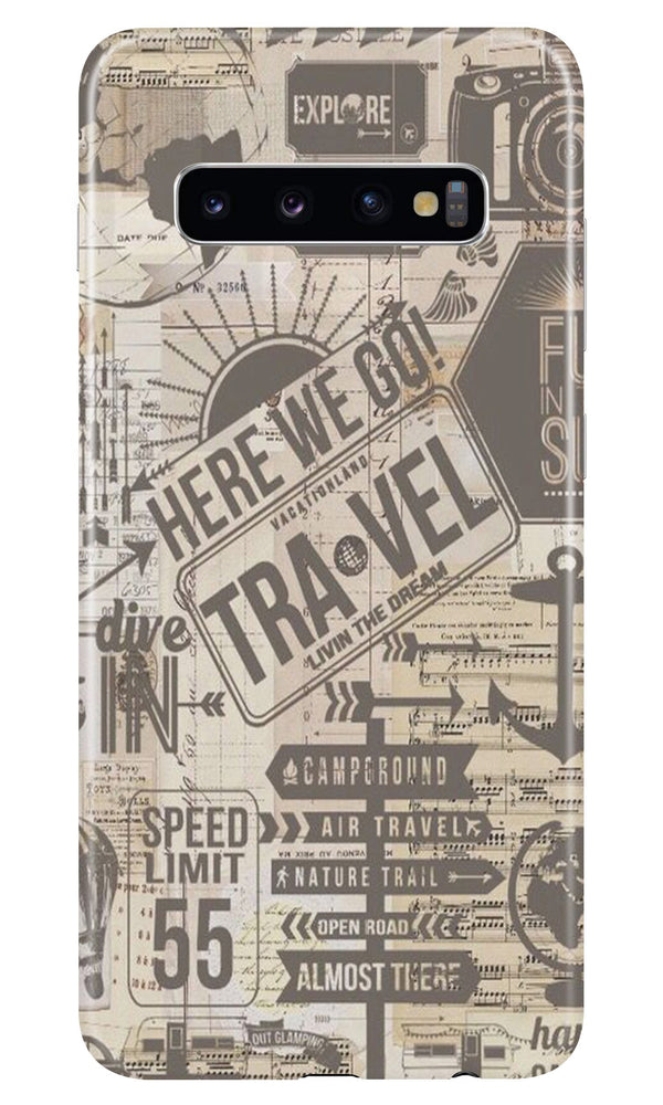 Travel Case for Samsung Galaxy S10 Plus  (Design - 104)