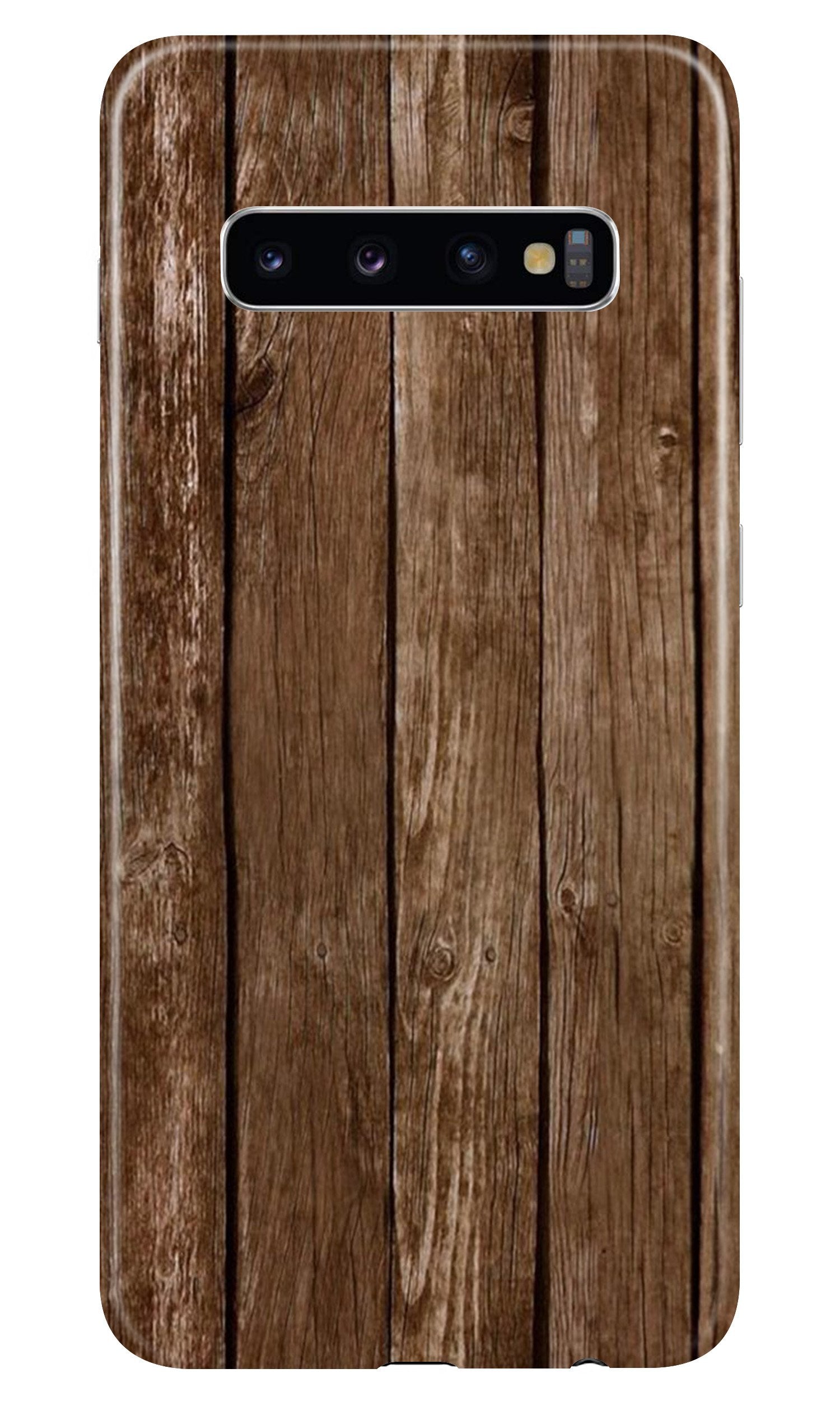 Wooden Look Case for Samsung Galaxy S10  (Design - 112)
