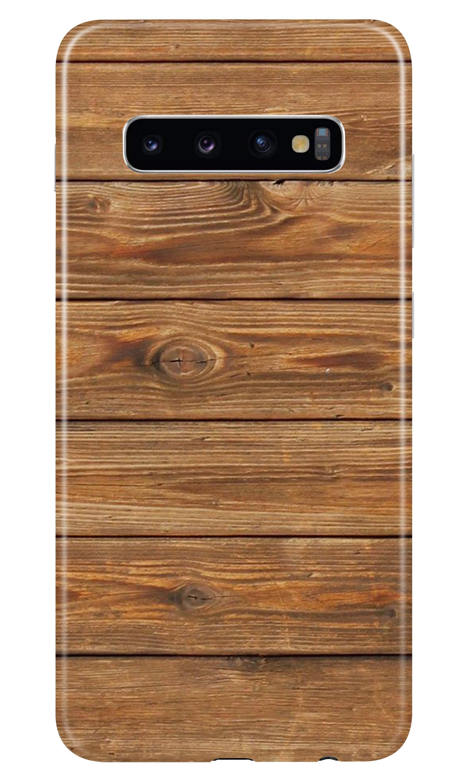 Wooden Look Case for Samsung Galaxy S10  (Design - 113)