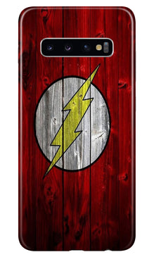 Flash Superhero Mobile Back Case for Samsung Galaxy S10 Plus  (Design - 116) (Design - 116)