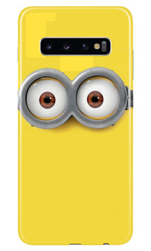 Minions Mobile Back Case for Samsung Galaxy S10  (Design - 128) (Design - 128)