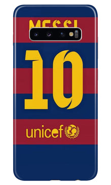 Messi Mobile Back Case for Samsung Galaxy S10  (Design - 172) (Design - 172)