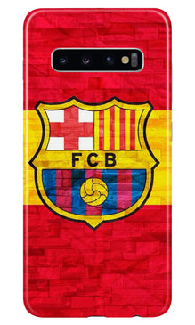 FCB Football Mobile Back Case for Samsung Galaxy S10 Plus  (Design - 174) (Design - 174)