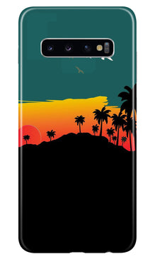 Sky Trees Mobile Back Case for Samsung Galaxy S10 Plus (Design - 191) (Design - 191)