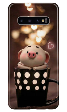 Cute Bunny Mobile Back Case for Samsung Galaxy S10 (Design - 213)