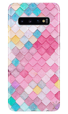 Pink Pattern Mobile Back Case for Samsung Galaxy S10 (Design - 215)