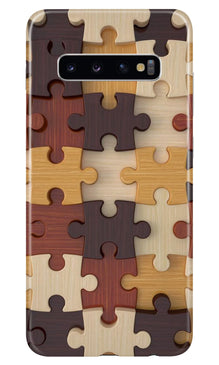 Puzzle Pattern Mobile Back Case for Samsung Galaxy S10 Plus (Design - 217)