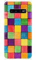 Colorful Square Case for Samsung Galaxy S10 Plus (Design No. 218)