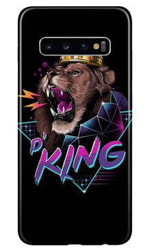 Lion King Mobile Back Case for Samsung Galaxy S10 (Design - 219)