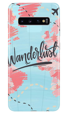 Wonderlust Travel Mobile Back Case for Samsung Galaxy S10 (Design - 223)