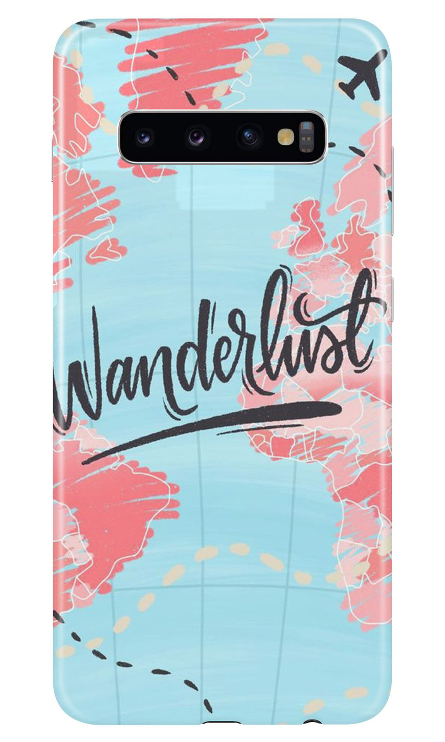 Wonderlust Travel Case for Samsung Galaxy S10 Plus (Design No. 223)