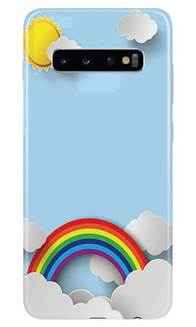 Rainbow Mobile Back Case for Samsung Galaxy S10 (Design - 225)