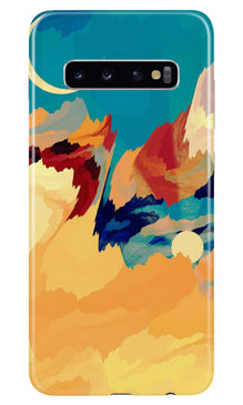 Modern Art Mobile Back Case for Samsung Galaxy S10 (Design - 236)