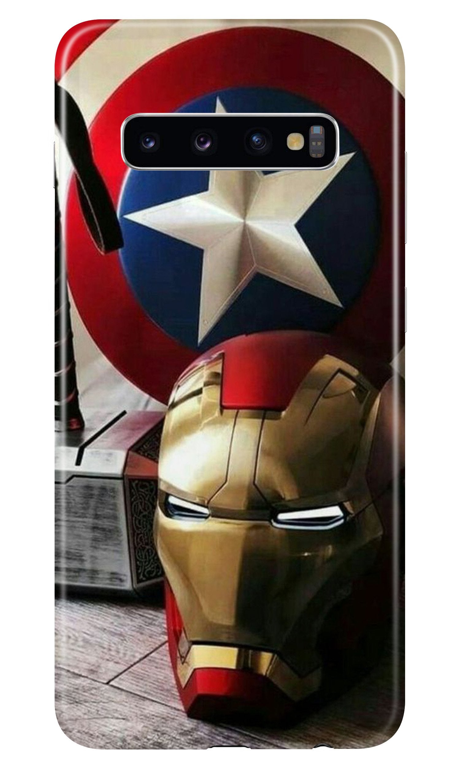 Ironman Captain America Case for Samsung Galaxy S10 (Design No. 254)