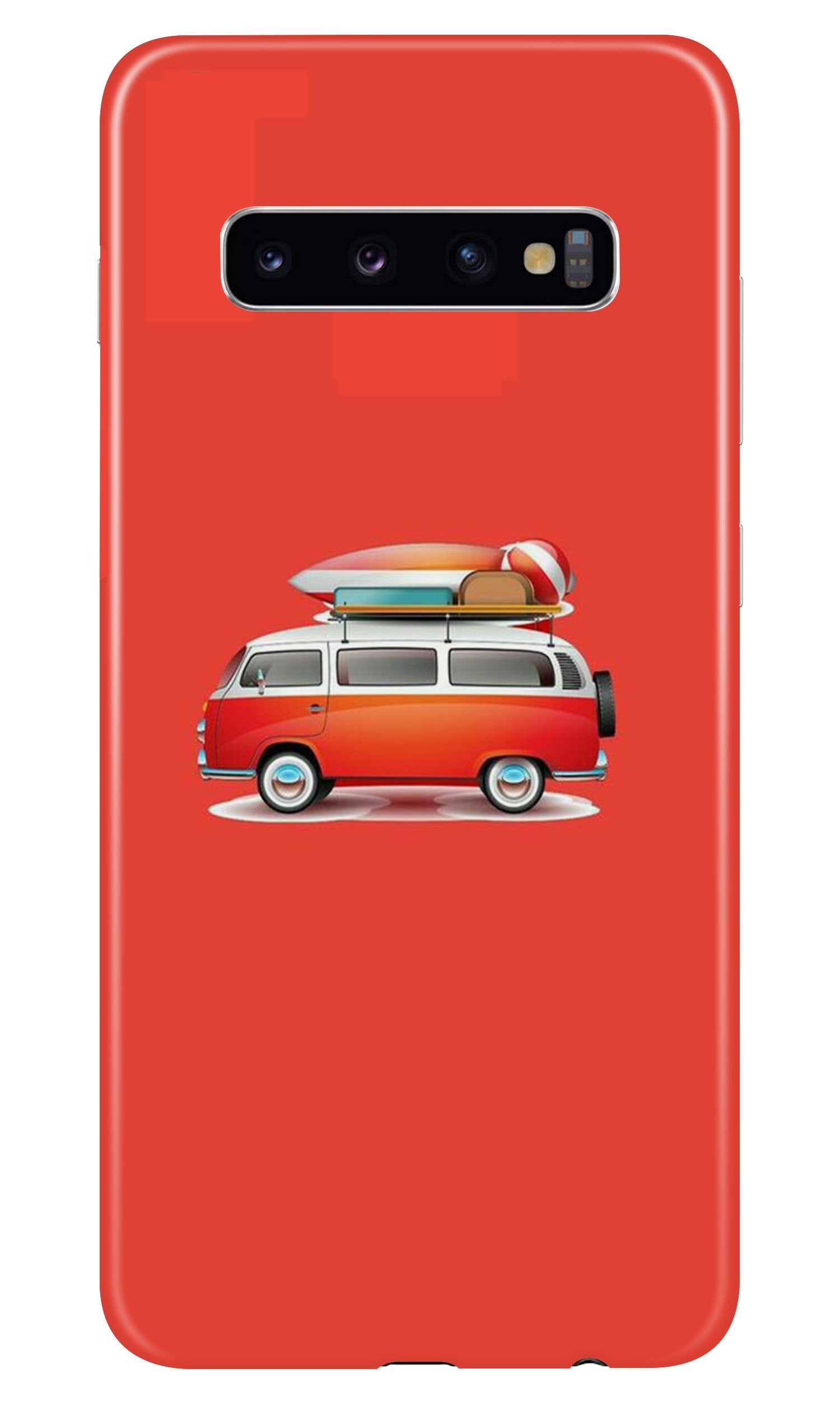 Travel Bus Case for Samsung Galaxy S10 (Design No. 258)