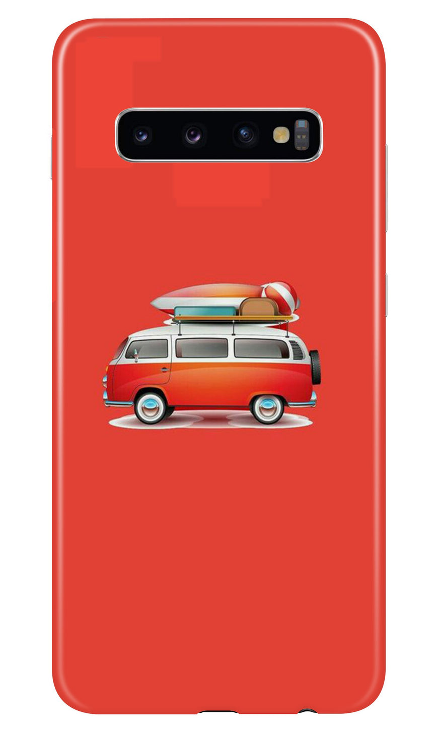 Travel Bus Case for Samsung Galaxy S10 (Design No. 258)