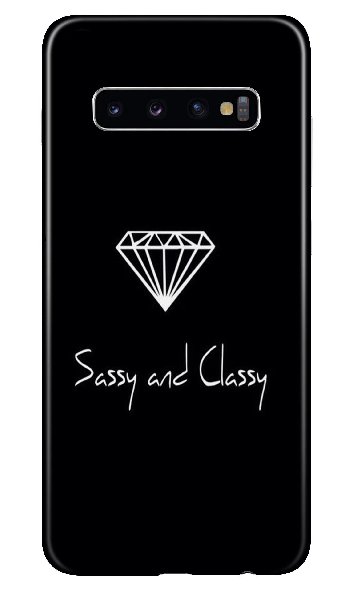 Sassy and Classy Case for Samsung Galaxy S10 (Design No. 264)