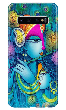 Radha Krishna Mobile Back Case for Samsung Galaxy S10 Plus (Design - 288)