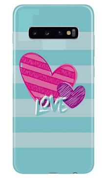 Love Mobile Back Case for Samsung Galaxy S10 Plus (Design - 299)