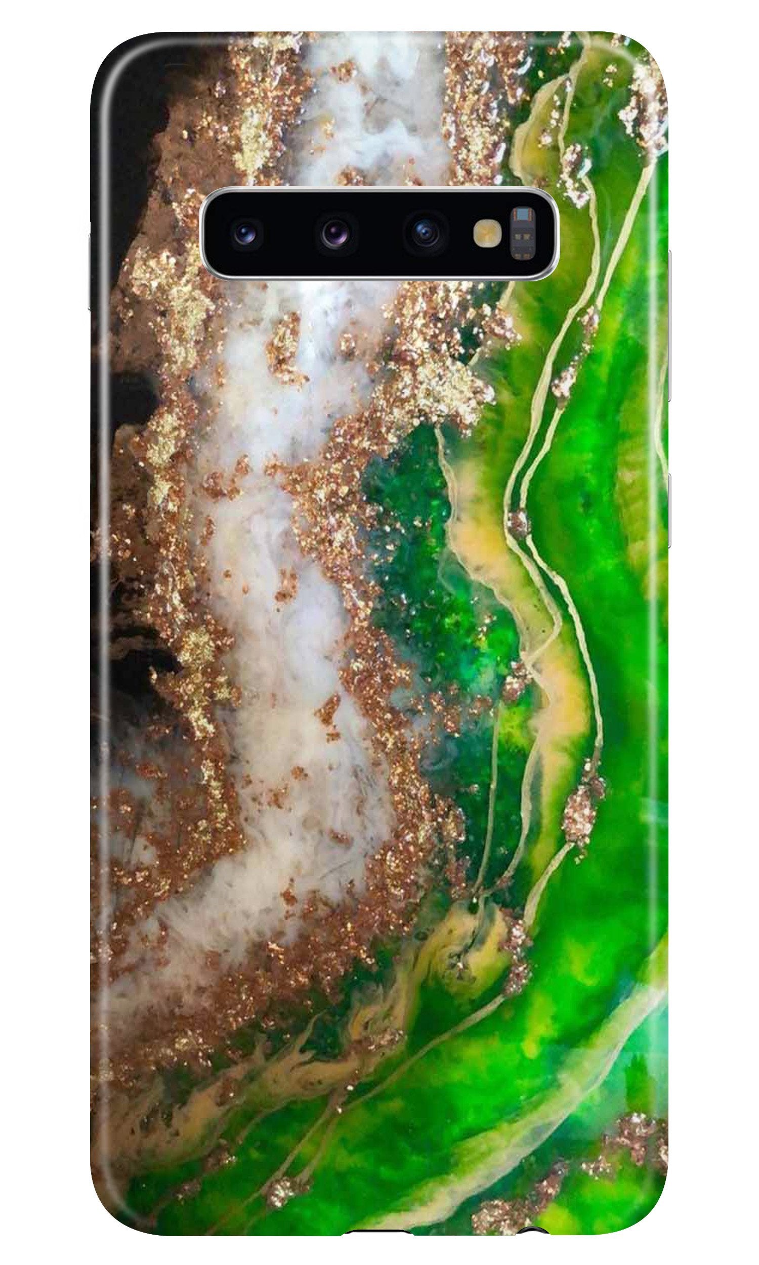 Marble Texture Mobile Back Case for Samsung Galaxy S10  (Design - 307)