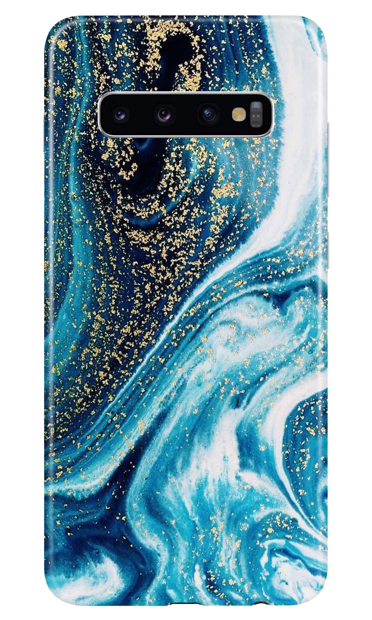 Marble Texture Mobile Back Case for Samsung Galaxy S10  (Design - 308)