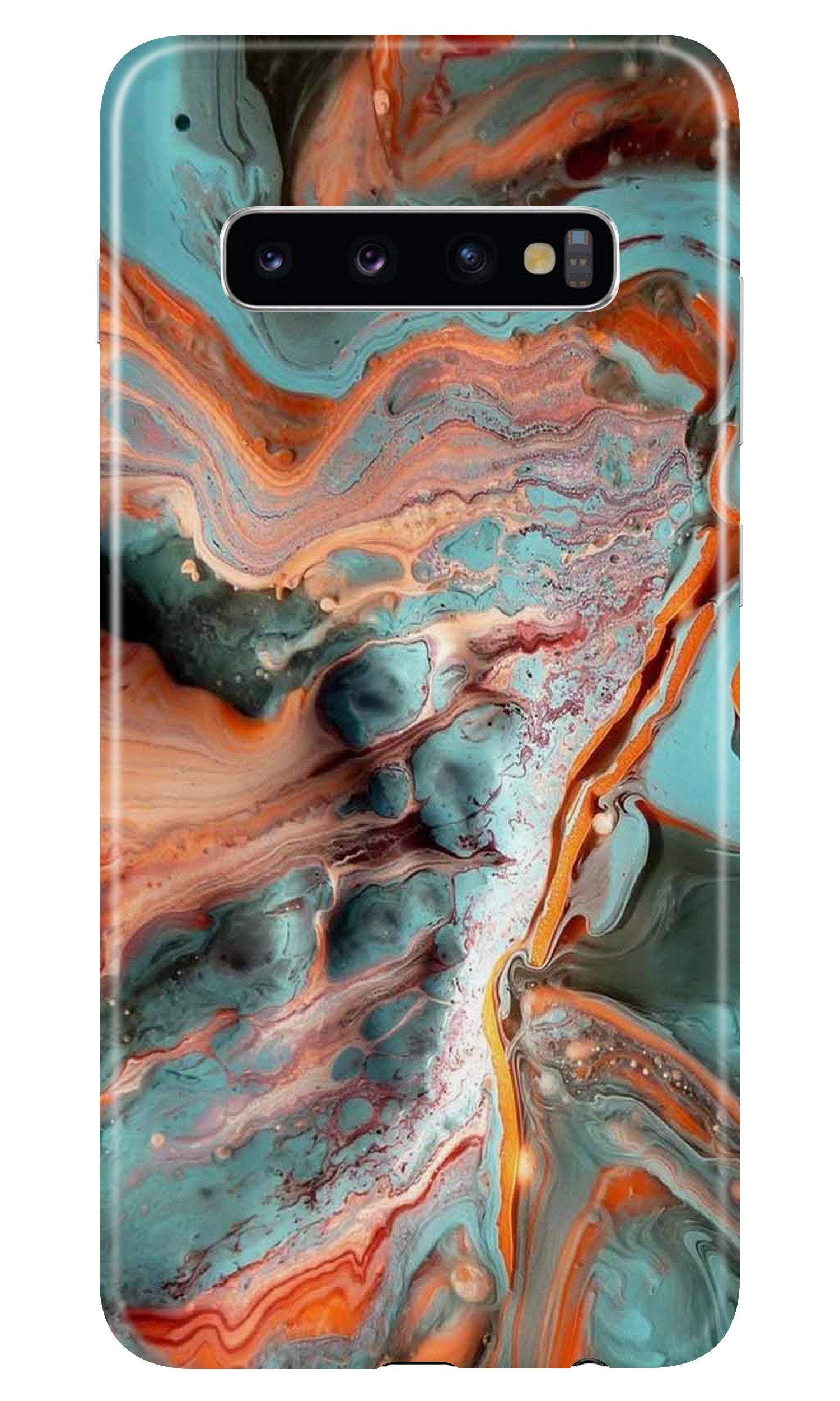 Marble Texture Mobile Back Case for Samsung Galaxy S10  (Design - 309)