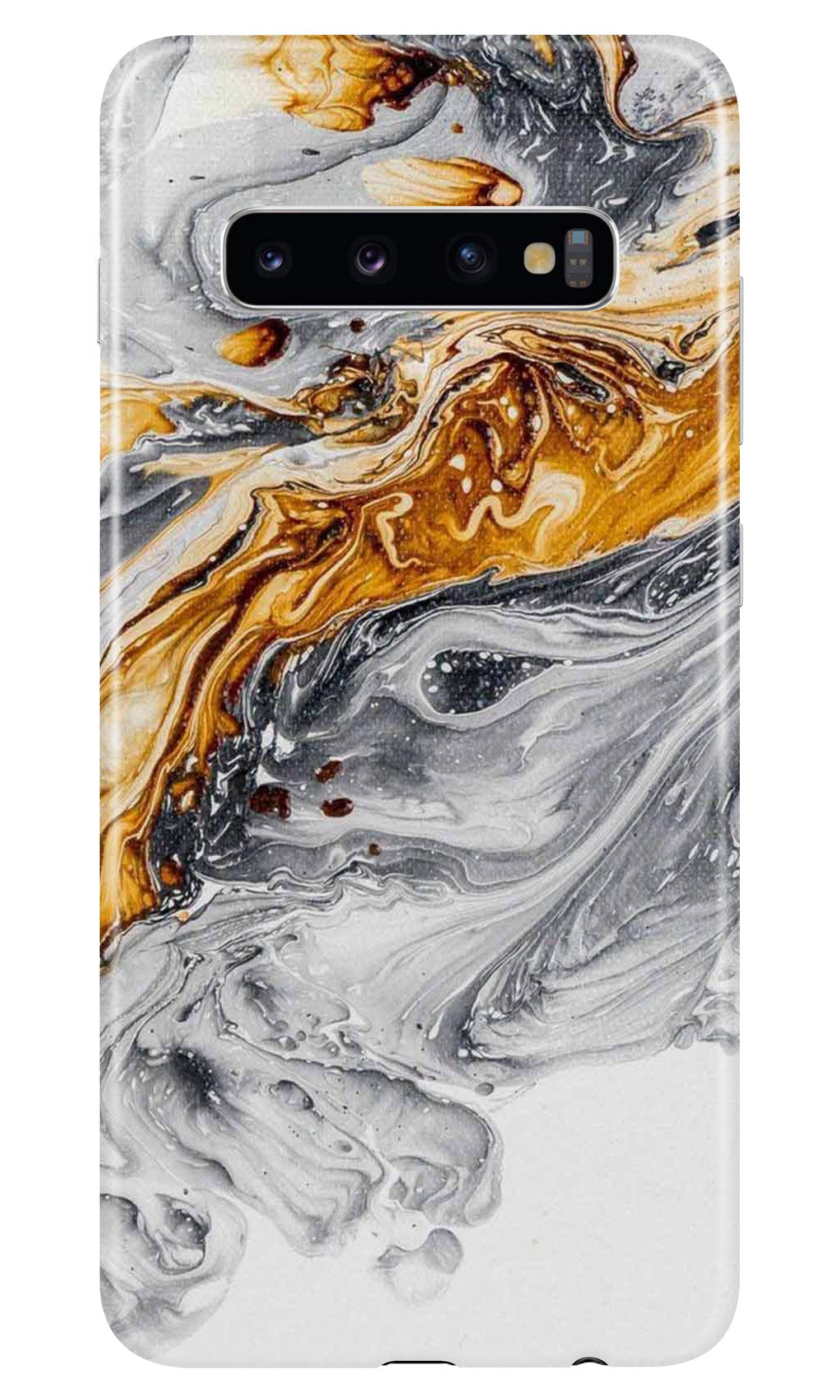 Marble Texture Mobile Back Case for Samsung Galaxy S10  (Design - 310)