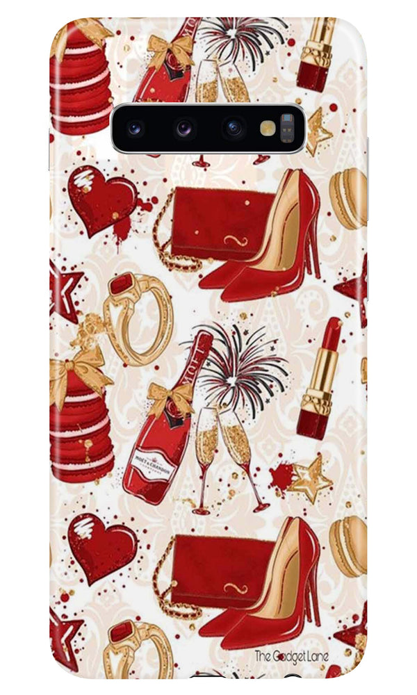 Girlish Mobile Back Case for Samsung Galaxy S10 Plus  (Design - 312)