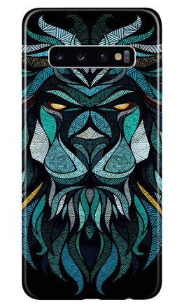 Lion Mobile Back Case for Samsung Galaxy S10 Plus(Design - 314)