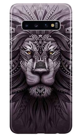 Lion Mobile Back Case for Samsung Galaxy S10(Design - 315)