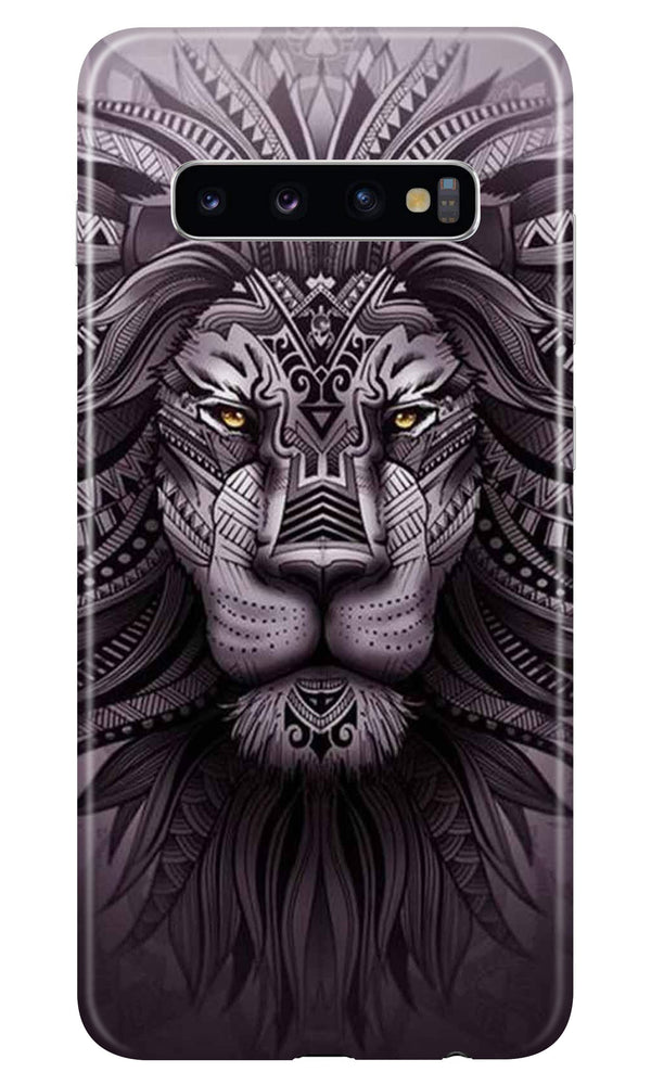 Lion Mobile Back Case for Samsung Galaxy S10  (Design - 315)