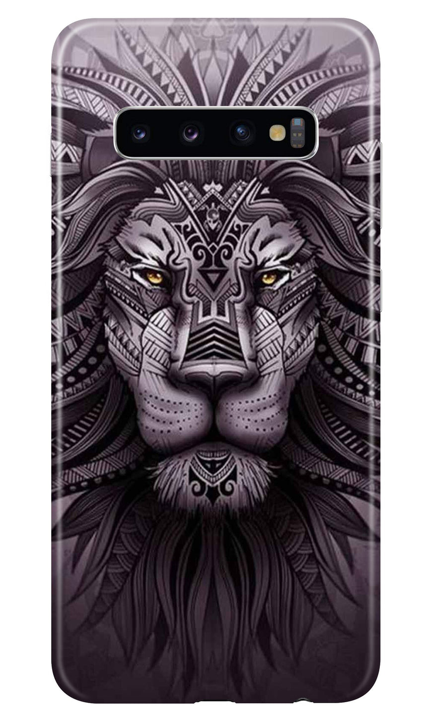 Lion Mobile Back Case for Samsung Galaxy S10 Plus  (Design - 315)