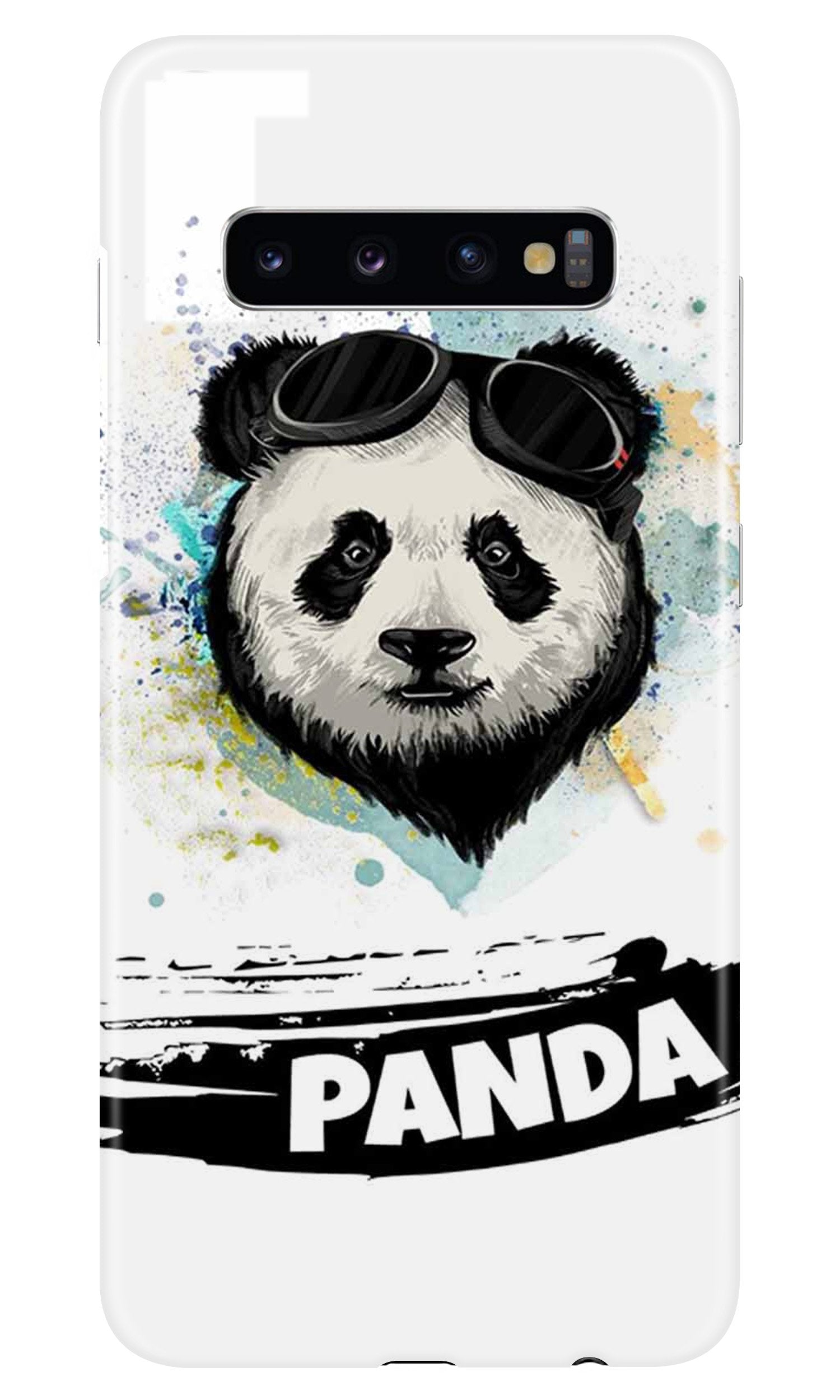 Panda Mobile Back Case for Samsung Galaxy S10  (Design - 319)
