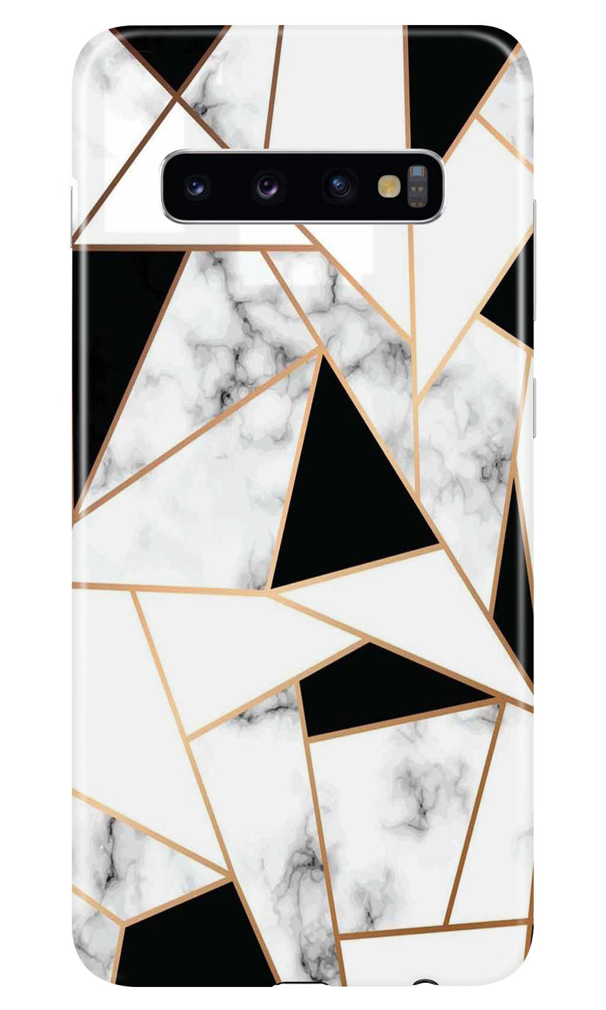 Marble Texture Mobile Back Case for Samsung Galaxy S10  (Design - 322)