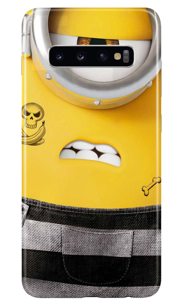 Minion Mobile Back Case for Samsung Galaxy S10  (Design - 324)
