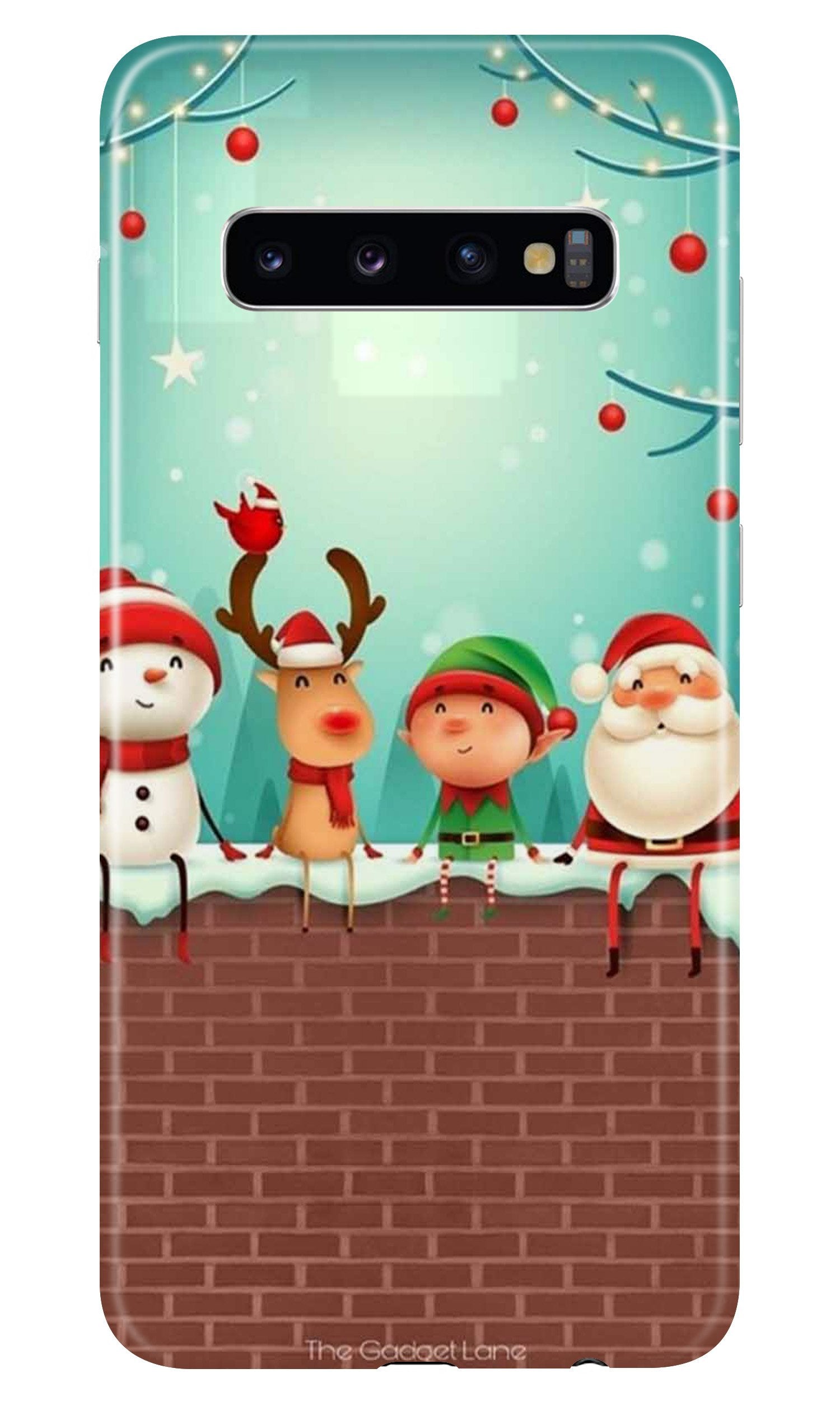 Santa Claus Mobile Back Case for Samsung Galaxy S10  (Design - 334)