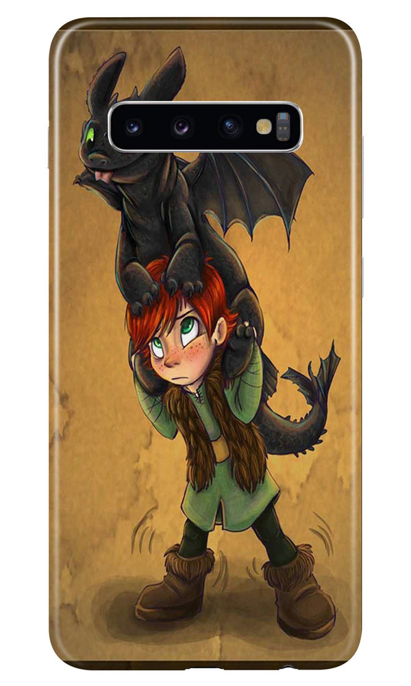 Dragon Mobile Back Case for Samsung Galaxy S10 Plus  (Design - 336)